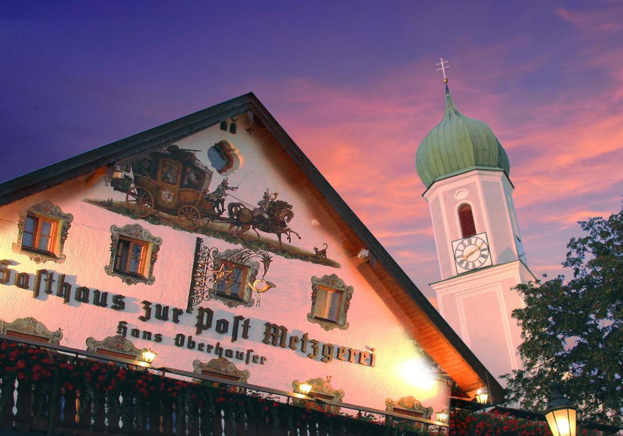 Metzgerei Gasthof Oberhauser - Hotel Zur Post Эглинг Экстерьер фото